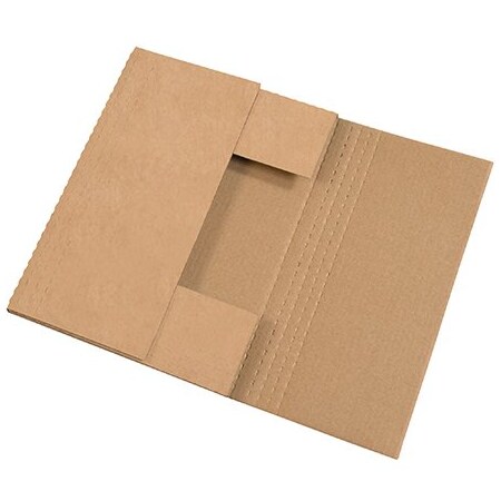 Box Packaging Corrugated Bookfold, 15" x 11-1/8" x 2" - Bundle of 50